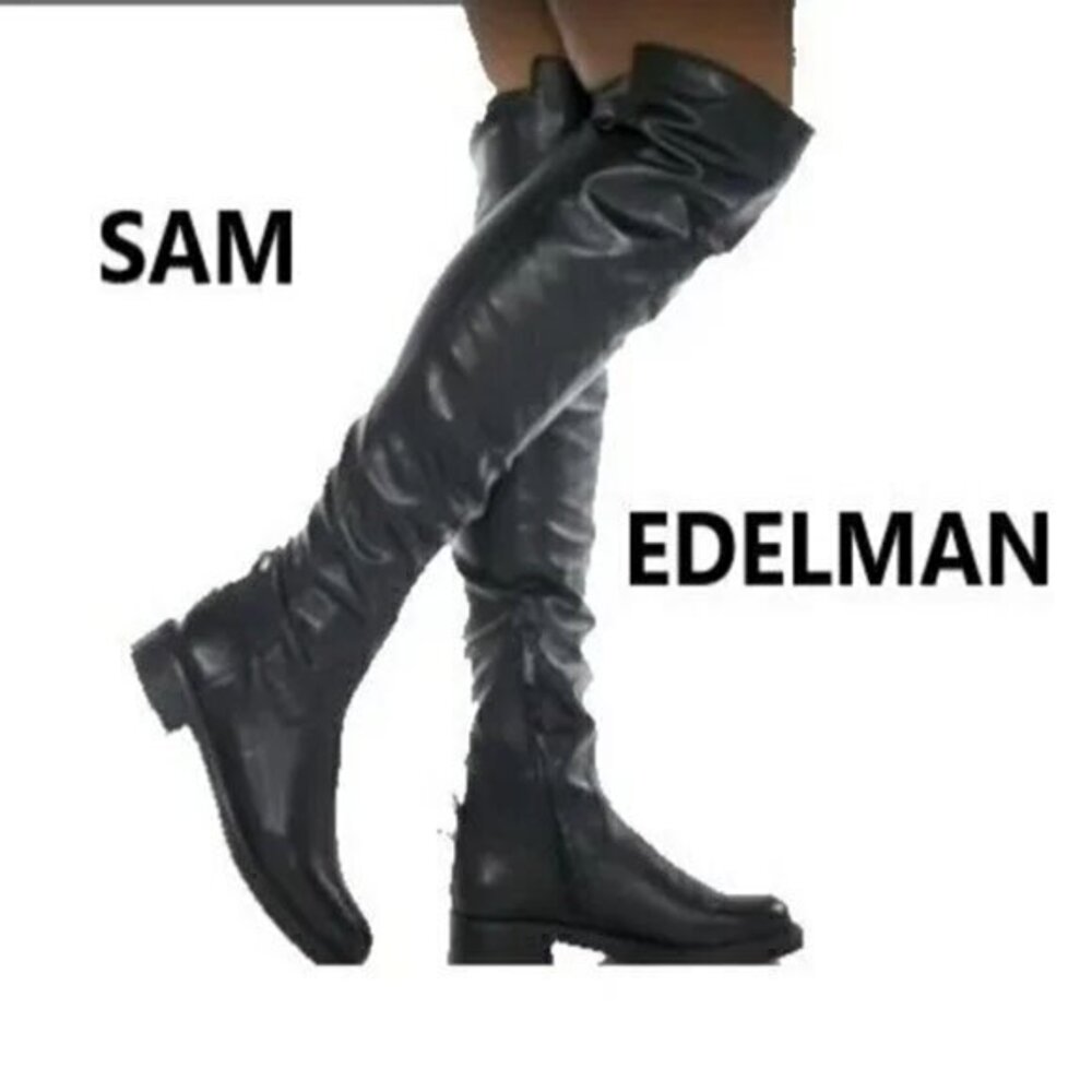 SAM EDELMAN NARISA SOLID TALL OVER-THE-KNEE BOOTS, Size 6, New in Box